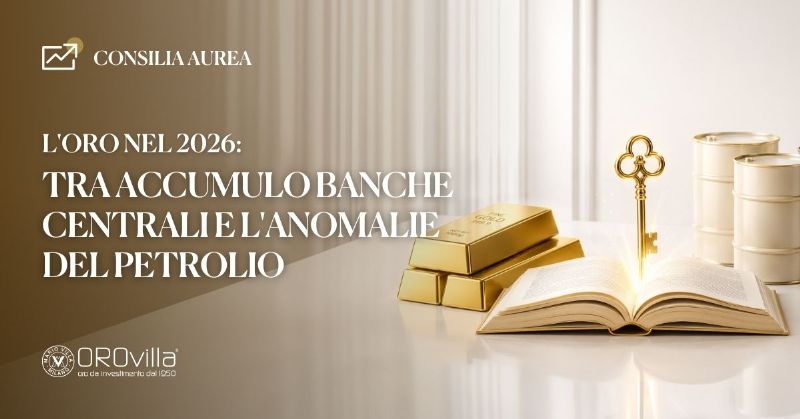 L'Oro nel 2026: Tra Accumulo Banche Centrali e l'Anomalie del Petrolio